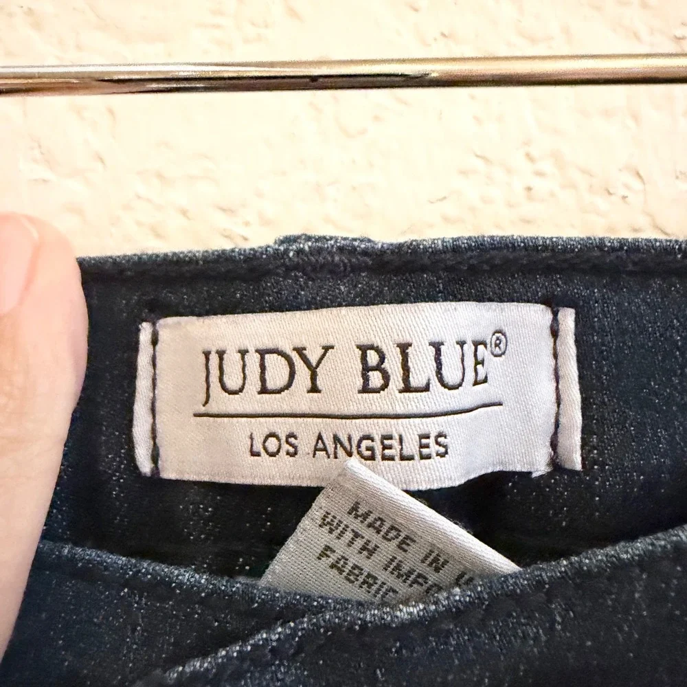 Judy Blue 8351 Dark Wash High Rise Flare Jeans Womens Size 9/29 Made in USA